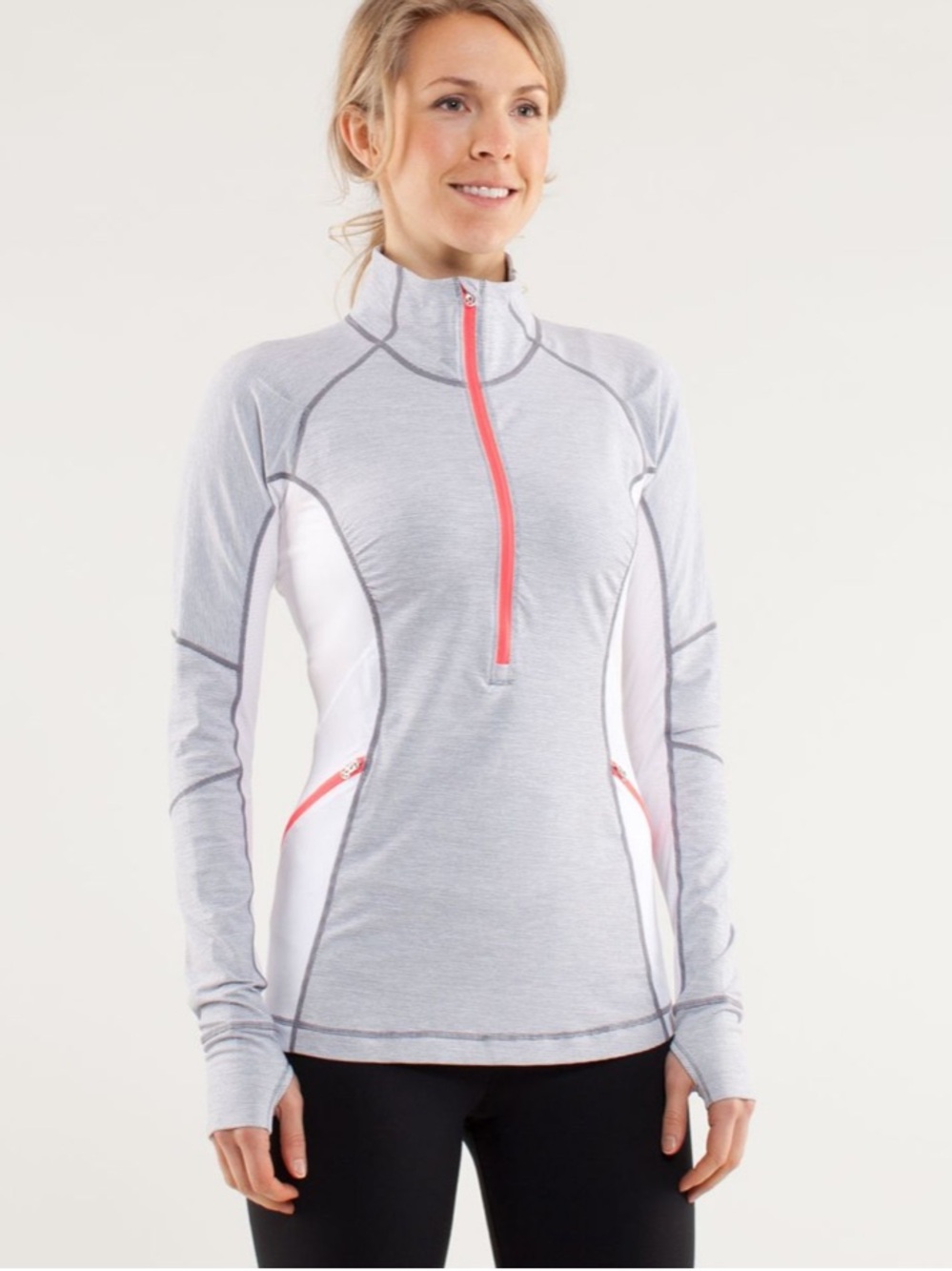 Lululemon Run: Wild 1/2 Zip
Wee Stripe White Fossil / White / Flash